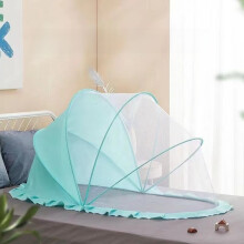(Green Shading,95cm)Baby Bed Mosquito Tent With Foldable Frame Encrypted Mesh For Toddler Sleep Safe