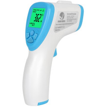 (White) 2 in 1 Digital Forehead & Ear Thermometer Non-Contact Medical Thermometer Baby/Adult 0.1 Temperature precise Measure