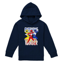 (7-8 Years, Navy) Power Rangers Childrens/Kids Everyone Can Be A Ranger Heather Pullover Hoodie
