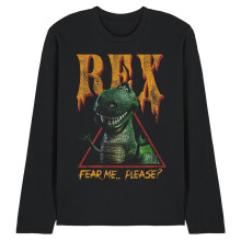 (M, Black) Toy Story Unisex Adult Fear Me Rex T-Shirt