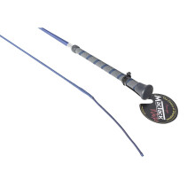 (39 inches, NAVY) MacTack Dressage Whip With Twisted Handle