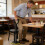Dependable Standing Assist Device For Elderly With Non Slip Handle And Rubber Base Yellow 5