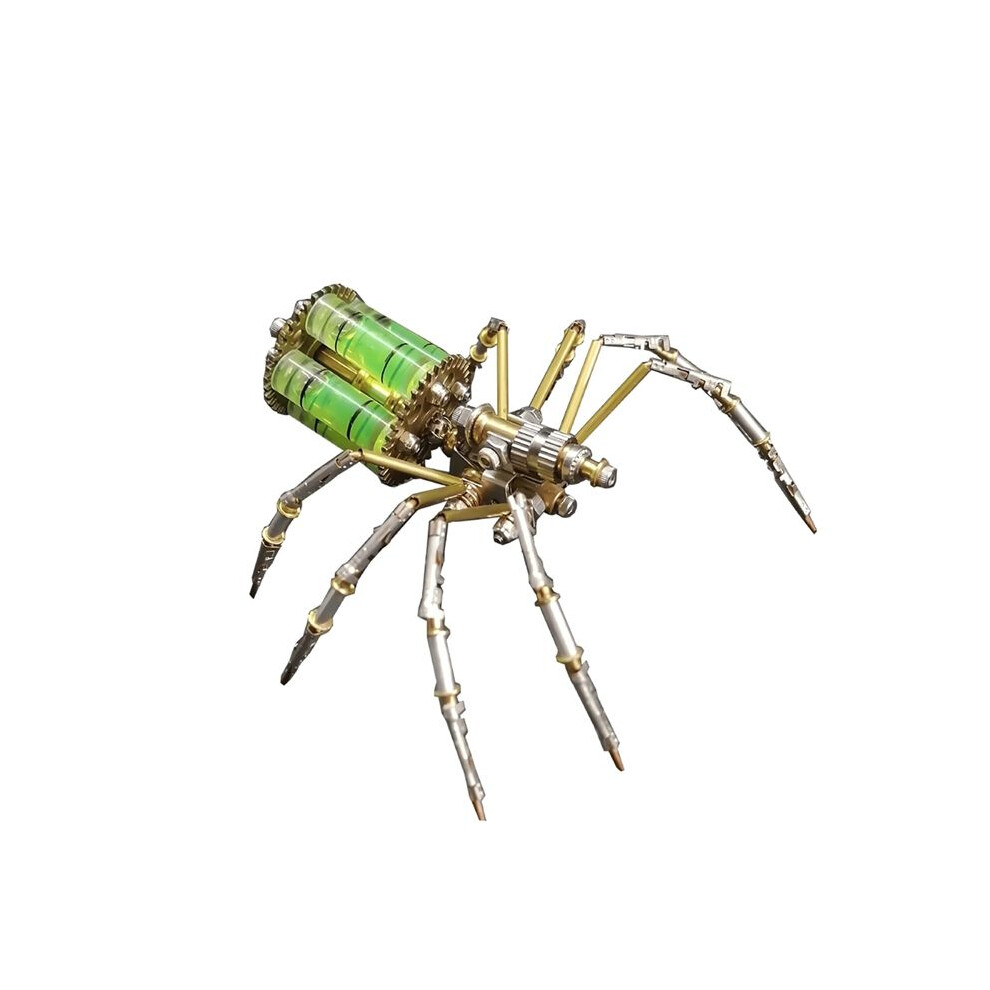 Diy Mechanical Spider Metal Model Kit 3D Puzzles Mechanical Insects Assembly Handmade Metal Puzzles,C 6032281051123