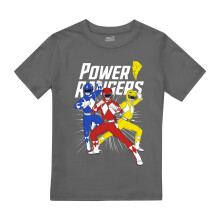 (5-6 Years, Charcoal) Power Rangers Boys Trio T-Shirt