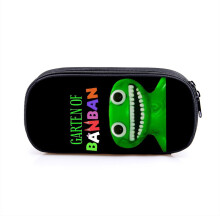 (GreenandBlack) Banban Of Garten Pencil Pouch Case Waterproof Student School Gifts Stationery