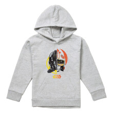 (12-13 Years, Athletic Heather) Star Wars Childrens/Kids Helmet Split Heather Hoodie
