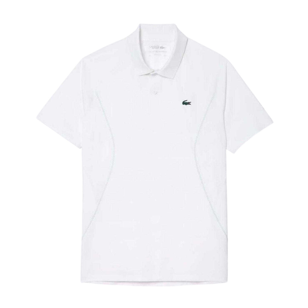 Lacoste (Xxl, ) Mens Tennis X Novak Djokovic Regular Polo Shirt White