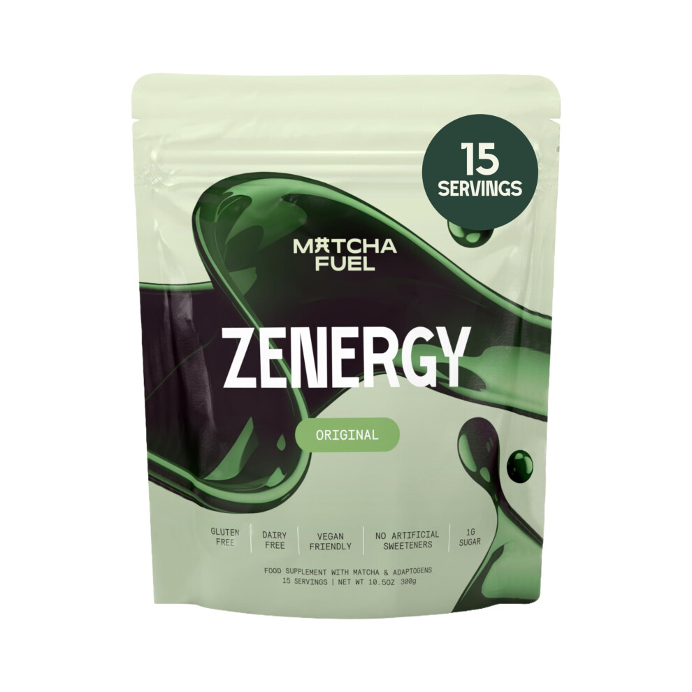 Matcha Fuel Superlatte Â Adaptogenic Matcha Latte Powder | Calm Energy & Focus | LionâS Mane, Reishi, Cordyceps & Ksm-66 Ashwagandha | Vegan, Glut