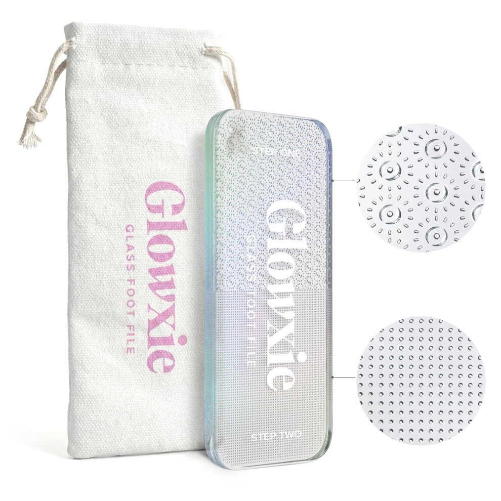 Glowxie Nano Glass Foot Files For Hard Skin Â Callus Remover For Feet, Foot Scrubber & Foot Exfoliator Â 2-In-1 Foot File & Heel Scraper For Wet &