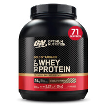 Optimum Nutrition 100% Gold Standard Whey Protein Powder, 24g Protein, Chocolate Hazelnut, BCAA, Low-Sugar, Fast‑Digesting Isolate for Muscle Gain &