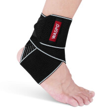 WASPO Ankle Support Brace - Adjustable Ankle Brace Wrap Strap for Sports Protect, Plantar Fasciitis, Achilles tendonitis, Ligament Damage, Injury Rec