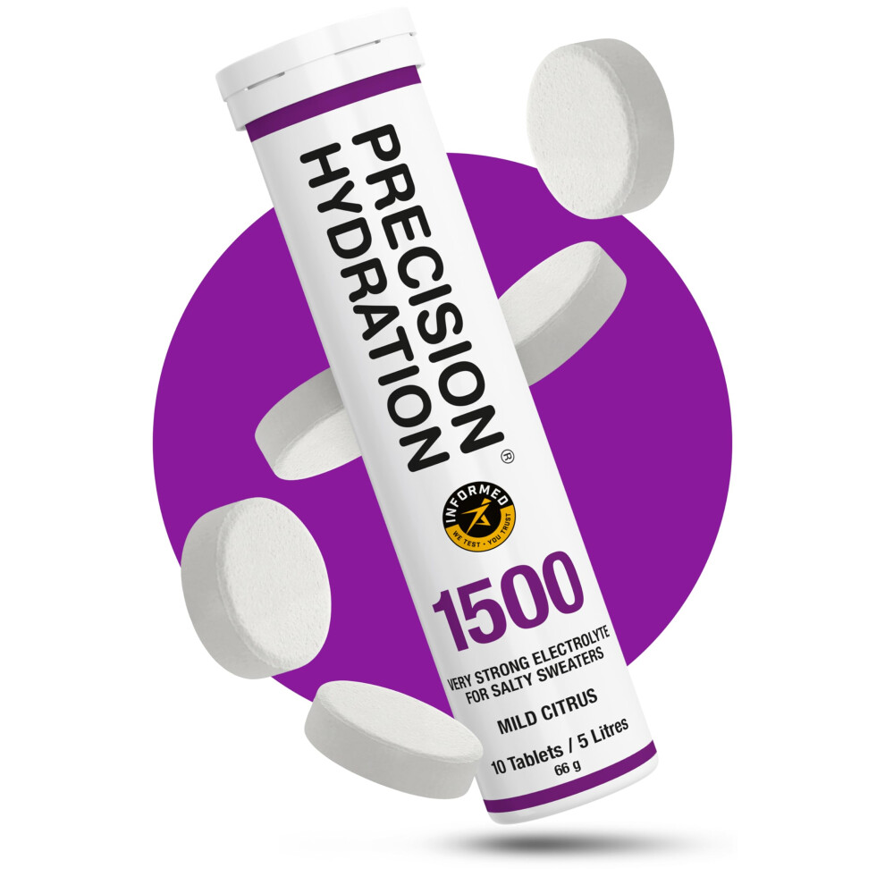 Precision Hydration Electrolytes Tablets - Multi Strength Effervescent Hydration Tablet - Combats Cramp - Low Calorie, Gluten Free, Vegan/Vegetarian