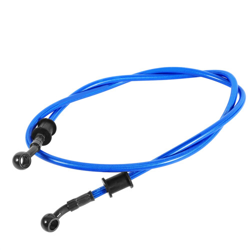 Blue Braided Brake Line 60cm Motorcycle 1