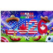 (120cmX180cm) 2026 World Football Cup Flag IW0483