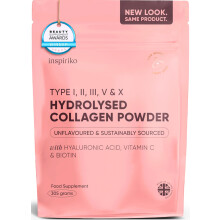 Multi Collagen Powder for Women - 10,000mg Type I, II, III, V & X Hydrolyzed Collagen Supplements for Women with Hyaluronic Acid, Vitamin C & Biotin,
