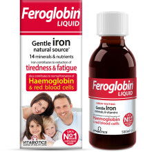 Feroglobin Gentle Iron and Nutrient Liquid, Reduce Tiredness &