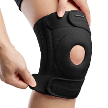 AVIDDA Knee Support for Men and Women - Knee Brace with Open Patella - Compression Sleeve with 3 Straps for Running, Sports, Arthritis, Joint Pain Re