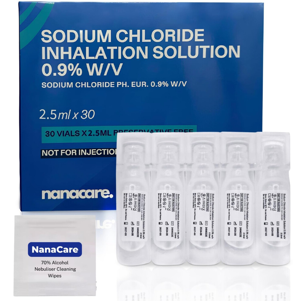 Nanacare Sterile Nacl 0.9% Saline Solution For Inhalation, 30 2.5 Ml
