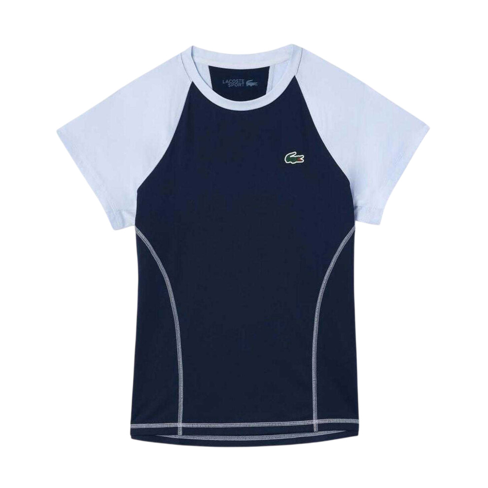 Lacoste (6 Uk, Blue) Womens/Ladies Quick Dry Slim T-Shirt