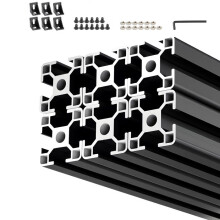 Perfil de Alumínio Extrudado 3030-Duoku-Conjunto de 6, Comprimento 2000 mm, Canal em T para Estrutura de Impressora 3D, Máquinas CNC, Mobiliário