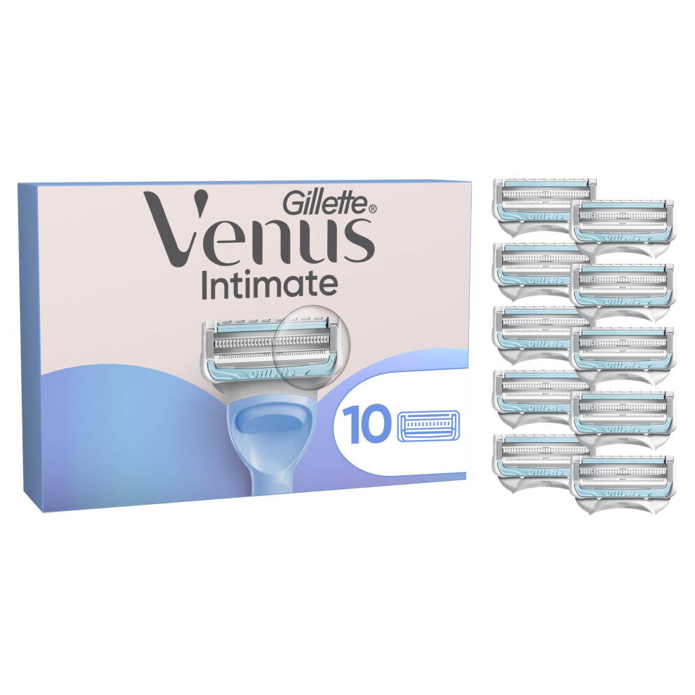 Gillette Venus Pubic Hair & Skin,10 Razor Blade Refills