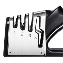 Spitzer, 4 Stufiger Messer Schärfer, 4-In-1 Messer Und Schere Mit Diamant, Keramik, Wolfram, Küchen Werkzeuge Für Messerarten