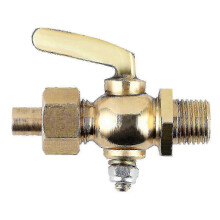 Válvula de combustible para moto clásica, grifo de gasolina de latón de 1/4 BSP, número de pieza 30005.
