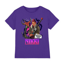 (12-13 Years, Purple) Stranger Things: Tales from '85 Childrens/Kids Nikki Baxter T-Shirt