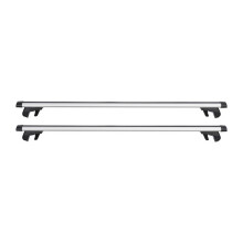 Barres Transversales de Toit en Aluminium-Duoku-Capacité de Charge 100 kg, Longueur 128 cm, Idéales Pour de Toit, Galerie