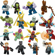 16 Pcs Avengers Super Hero Comic Mini Figures Dc Minifigure Gift For Kids