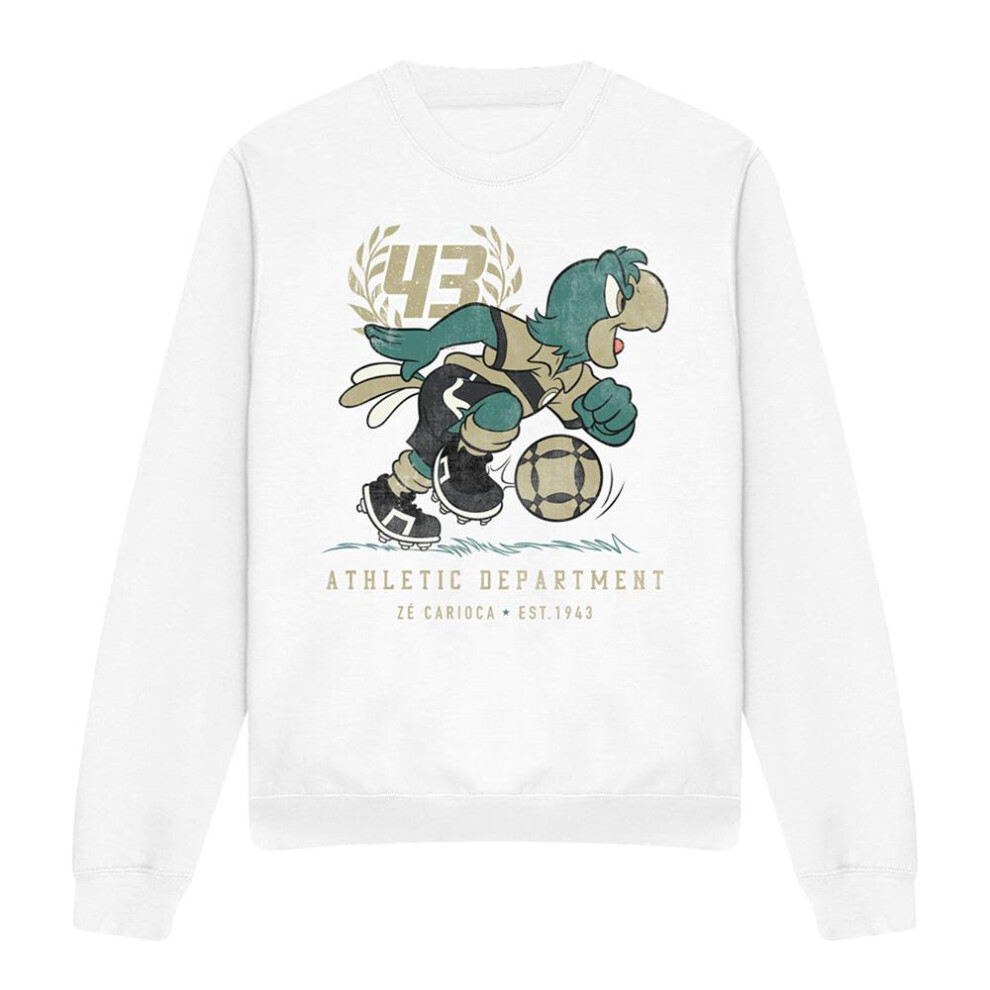 Disney (Xxl, White) Unisex Adult Ze 43 Football Sweatshirt