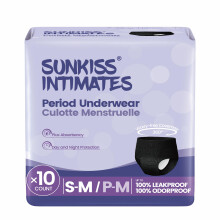 SUNKISS INTIMATES Disposable Period Pants for Women with Heavy Flow, Unscented P