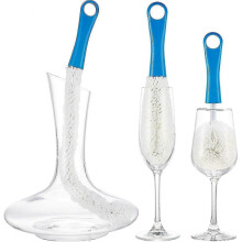 Flexible Wine Carafe Cleaning Brush with Balls