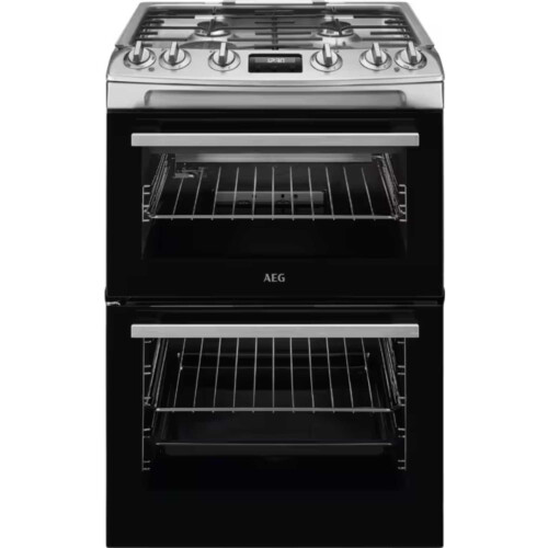 AEG AEG Gas Double Oven Cooker - CGX6130ACM