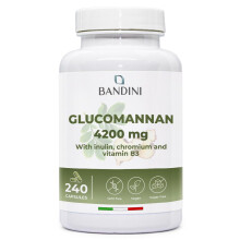 Bandini Glucomannan from the konjac Root – 4200 mg per Daily dose – 240 Capsule