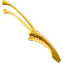 Pinze da cucina in metallo antiscivolo - Ideali per barbecue, insalate e dolci (Oro, 1 pezzo)
