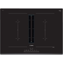 Bosch Series 6 PVQ731F15E 71cm Induction Hob - Black - For Ducted/Reci