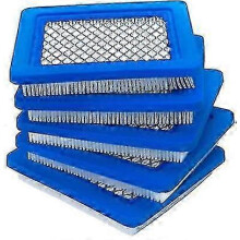 Filtro de aire de 5 piezas 491588s para cortadoras de césped Briggs And Stratton, Toro, Artisan y Advanced.