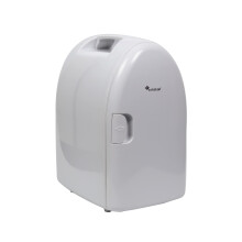 Cristal MNBX6 Compact Mini Cooler Fridge 6 Litre, 8 Can Portable AC+DC Power For Bedrooms, Cars, Offices; Skincare, Makeup, Cosmetics, Food (White)