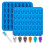 2pcs Silicone Gummy Skull Candy Molds with 1 Dropper - for Blue Candy 1