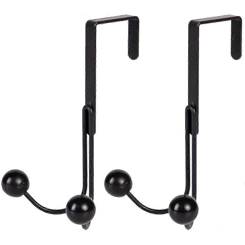 Crochets doubles de suspension à suspendre à la porte (2 pièces)