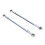 255mm Go Kart Steering Tie Rod Kit 8mm 21