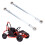 255mm Go Kart Steering Tie Rod Kit 8mm 4