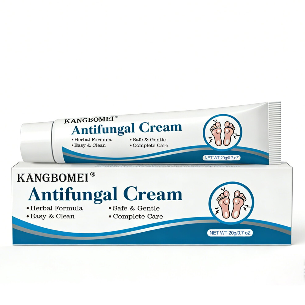 Kangbomei Cream Antifungal Anti Fungal Skin For Jock Itch, Athlete's Foot, Ringworm, Soothing & Hydrating Formula (20G)