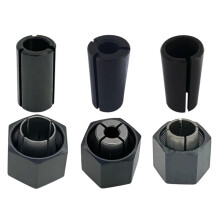 Kit di Ricambio Mandrino e Dado per Pialle per DW6214 e DW618 con Manicotti di Riduzione, 6 Pezzi.