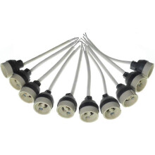 10 Pack GU10 Bulb Socket Connector for Recessed Spotlights Ceiling Lights, LED EU
