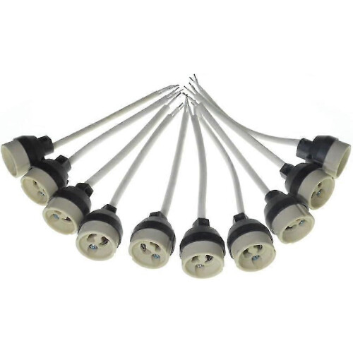 10 Pack GU10 Bulb Socket Connector for Recessed Spotlights Ceiling Lights, LED EU