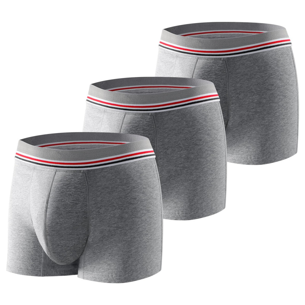Carer Healthcare Incontinence Pregnancy 3 Pack Men's Incontinence Boxer Brief Washable Light & Thin Cotton Incontinence Pants With 80 Ml Absorbent Pa