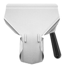 Frisdrankverpakkingsmachine van roestvrij staal met handvat - Commerciële voedselspatel (zilver, 1 stuk)