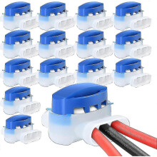 Waterproof, Dust-proof & Moisture-proof Quick Connector - Blue 3-hole with Grease Terminal for 314-box